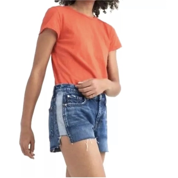 7 FOR ALL MANKIND Mojave Dust Jean Shorts Size 29 - Picture 1 of 11